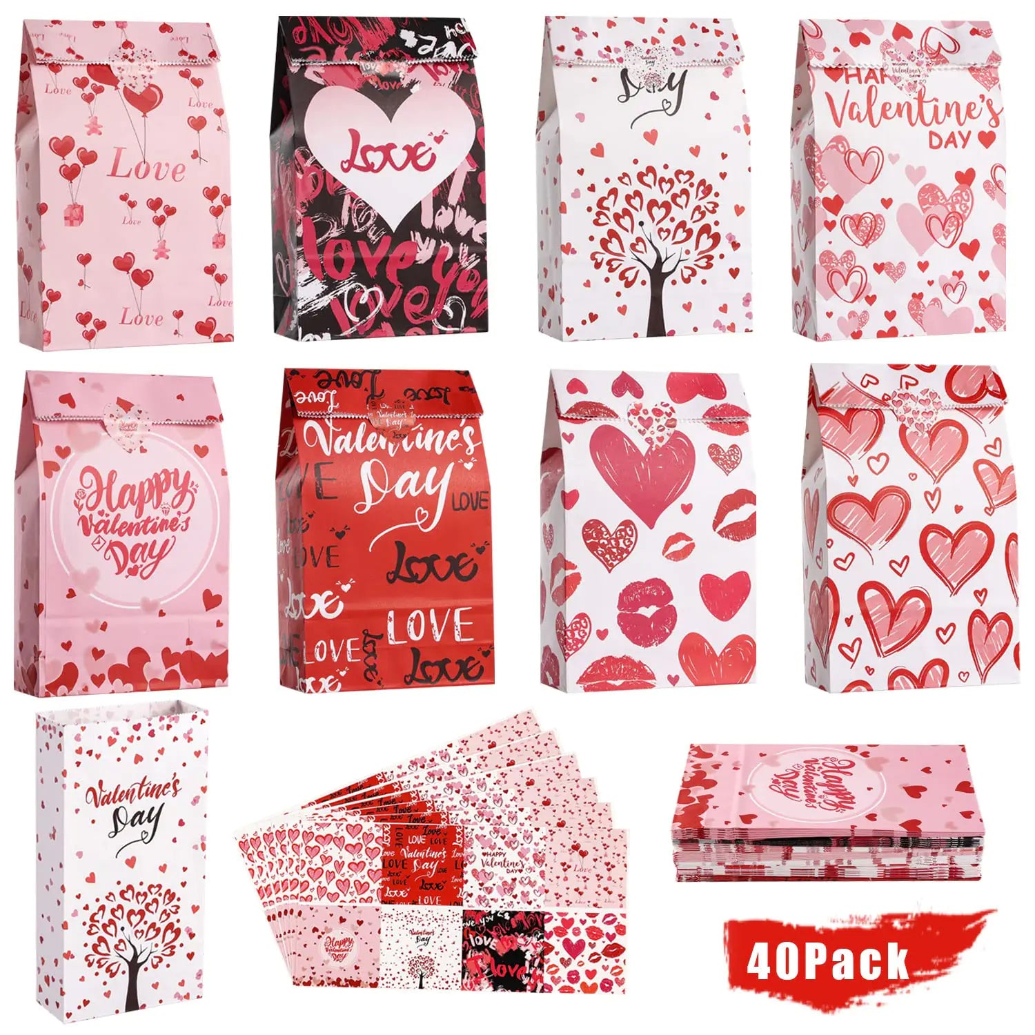 Valentines Gift Bags Party Favors